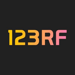 123RF AI Image Generator ai art & image creation tool logo
