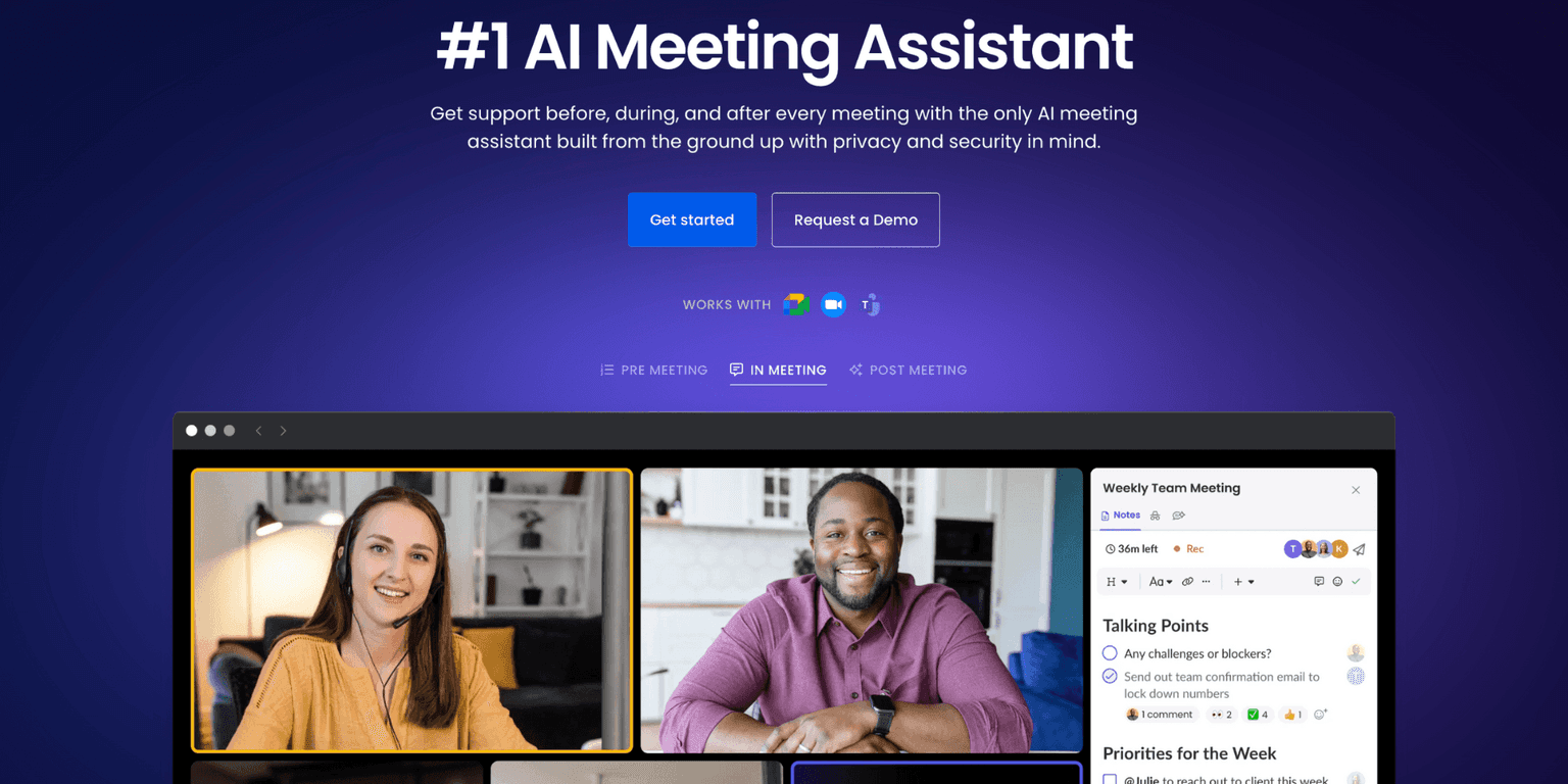 Fellow AI tool screenshot