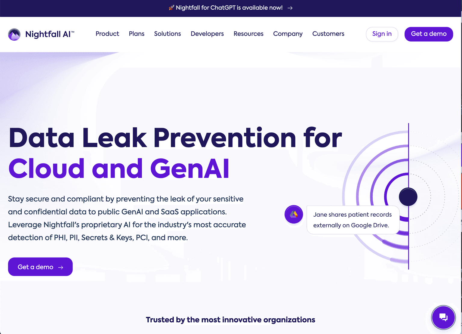 Nightfall AI - Secure and Compliant Data Leak Prevention