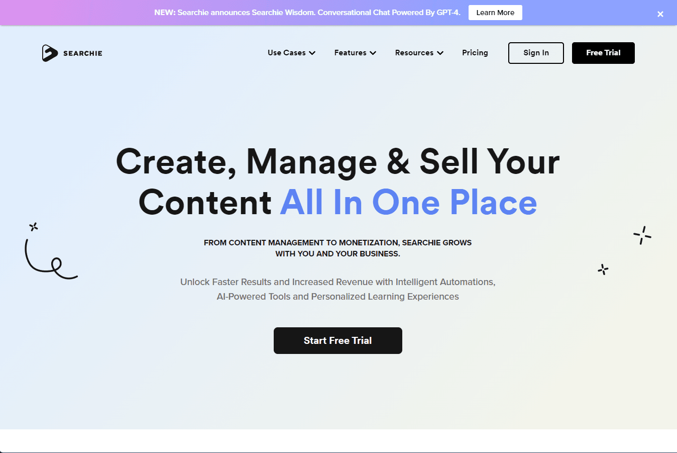 Searchie - Streamlining content creation and management