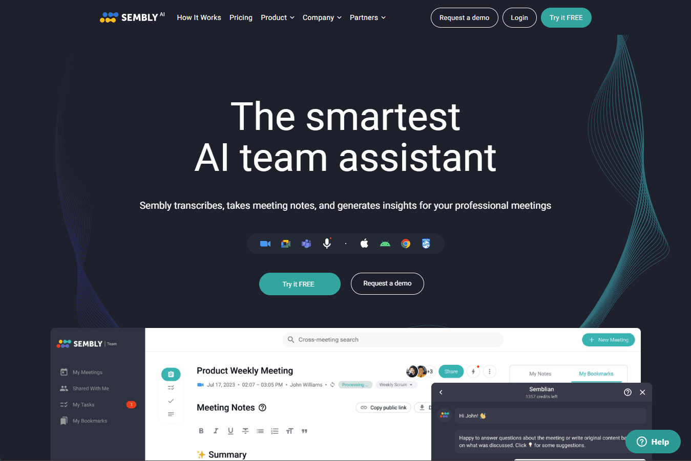 Sembly AI - Smart Meeting Management