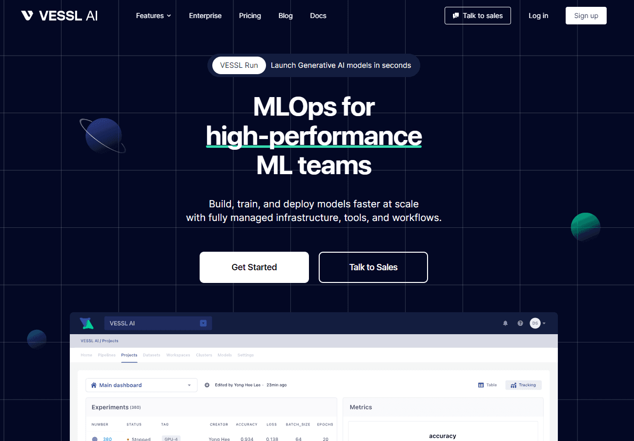 VESSL AI MLOps Platform
