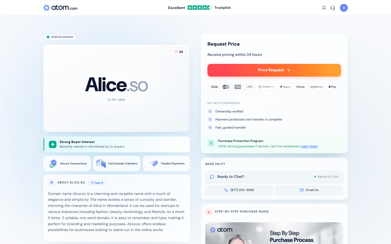 Alice sales & revops tool screenshot