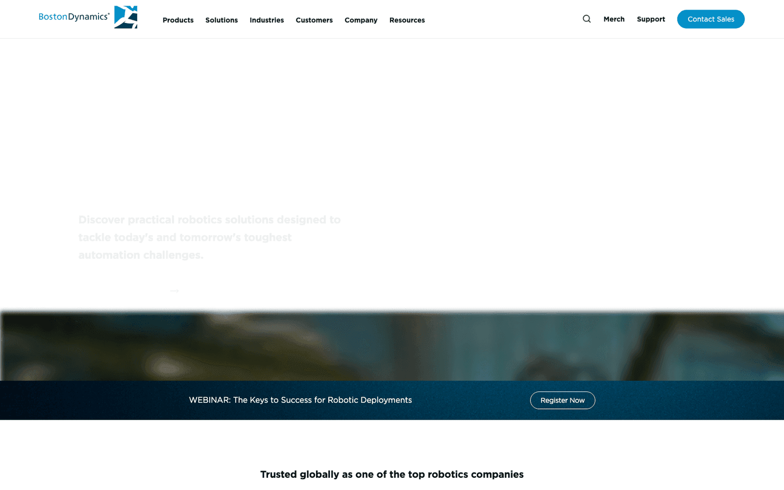 Boston Dynamics engineering & simulation tool screenshot