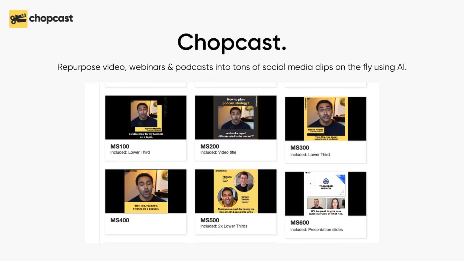 chopcast podcast