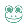 Coqui AI frog logo for the discontinued open source text to speech studio