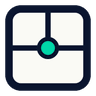 Floor Plan AI logo, a dark rounded square split into four rooms with a teal center dot