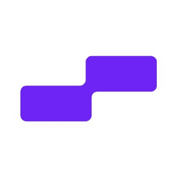 SiliconFlow purple offset stepped brand logo mark for the inference platform