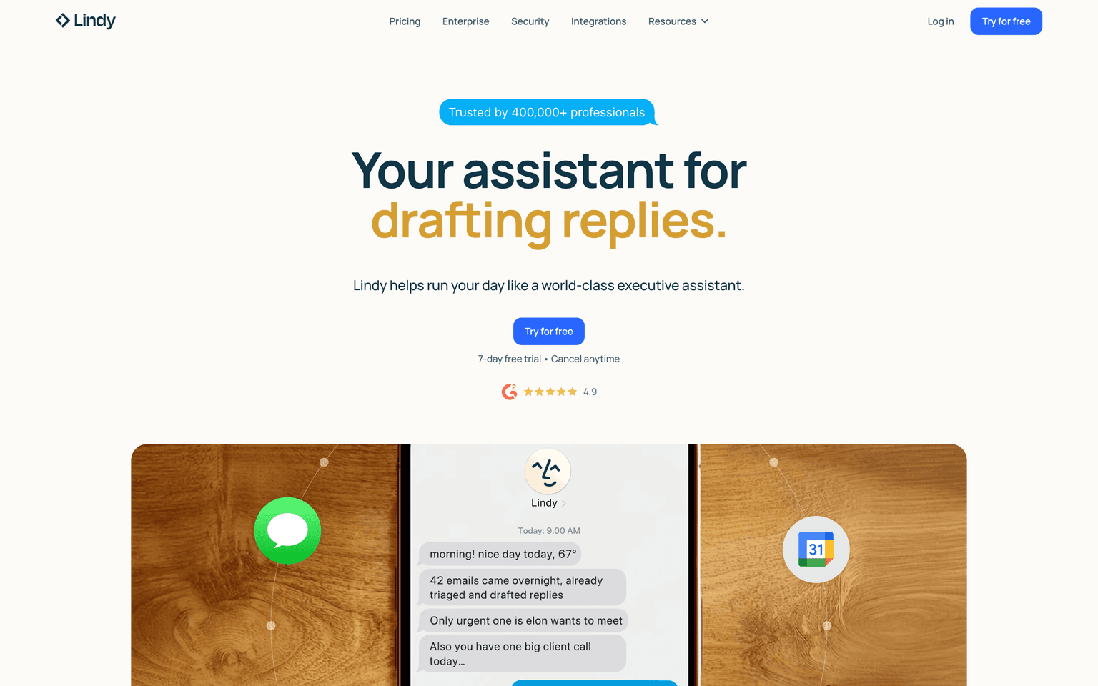 Lindy AI ai agents tool screenshot