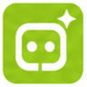 Image 2 app logo, a green rounded square with a white robot face and a sparkle