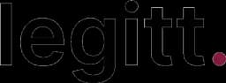 Legitt AI CLM Tools brand logo with company glyph and wordmark on transparent background