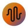 AI Detect brand logo with company glyph and wordmark on transparent background