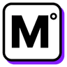 MCP360 logo, a black letter M with a degree mark inside a rounded square