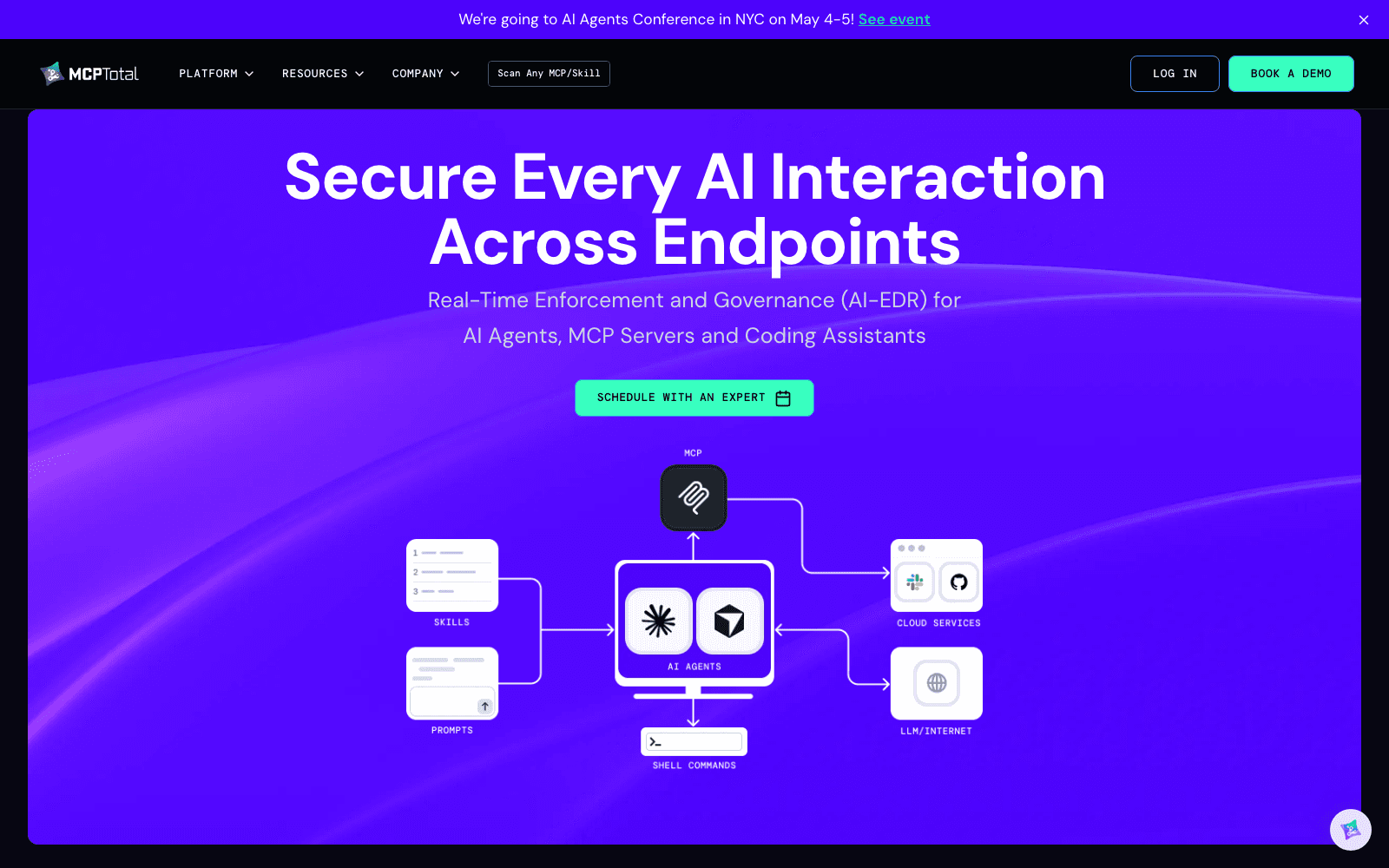 MCPTotal ai infrastructure tool screenshot