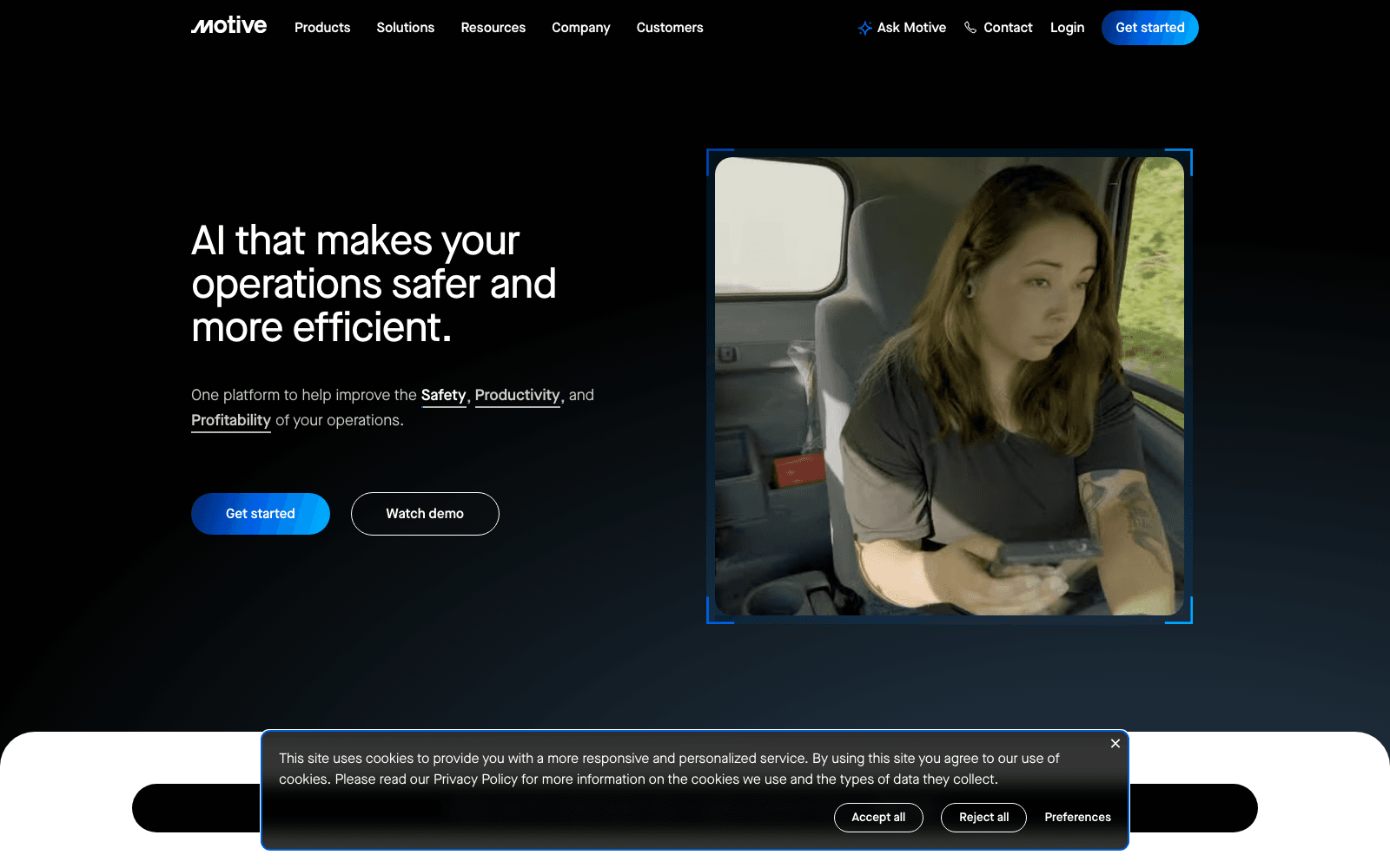 Motive automotive tool screenshot