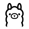 Ollama brand logo mark shown as a square app icon