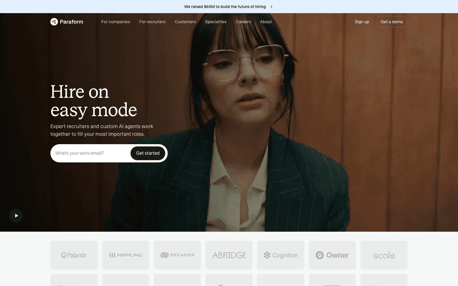 Paraform hr & job search tool screenshot