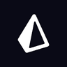 Prisma triangular logo mark on white background