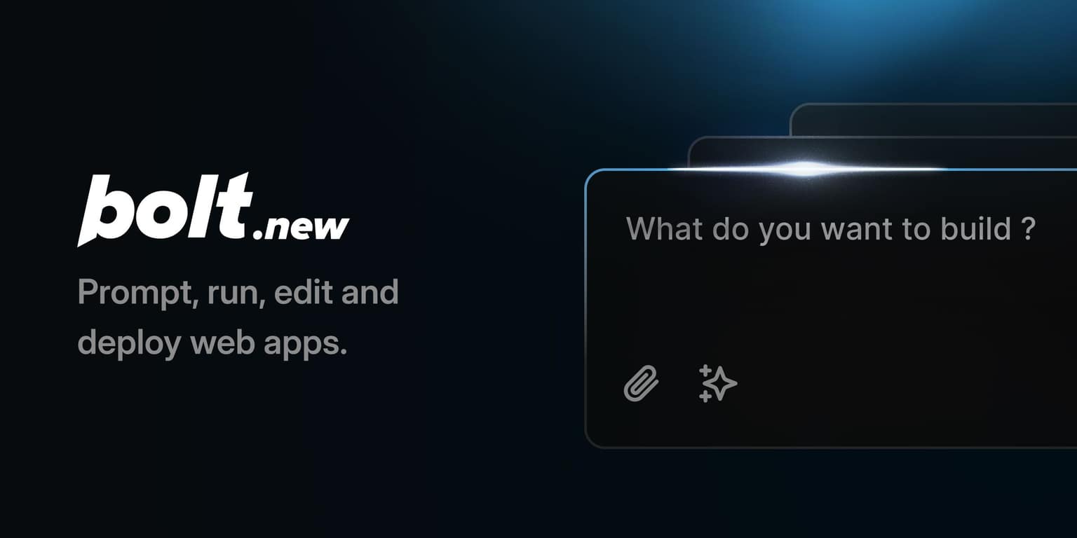 Bolt.new AI App Builder Screenshot