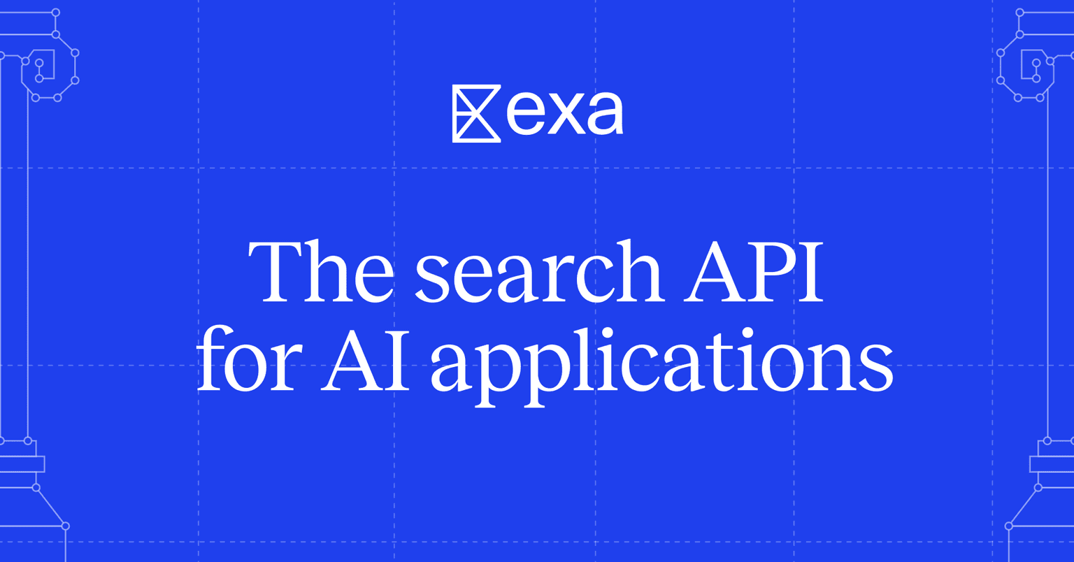 Exa AI Search API Screenshot