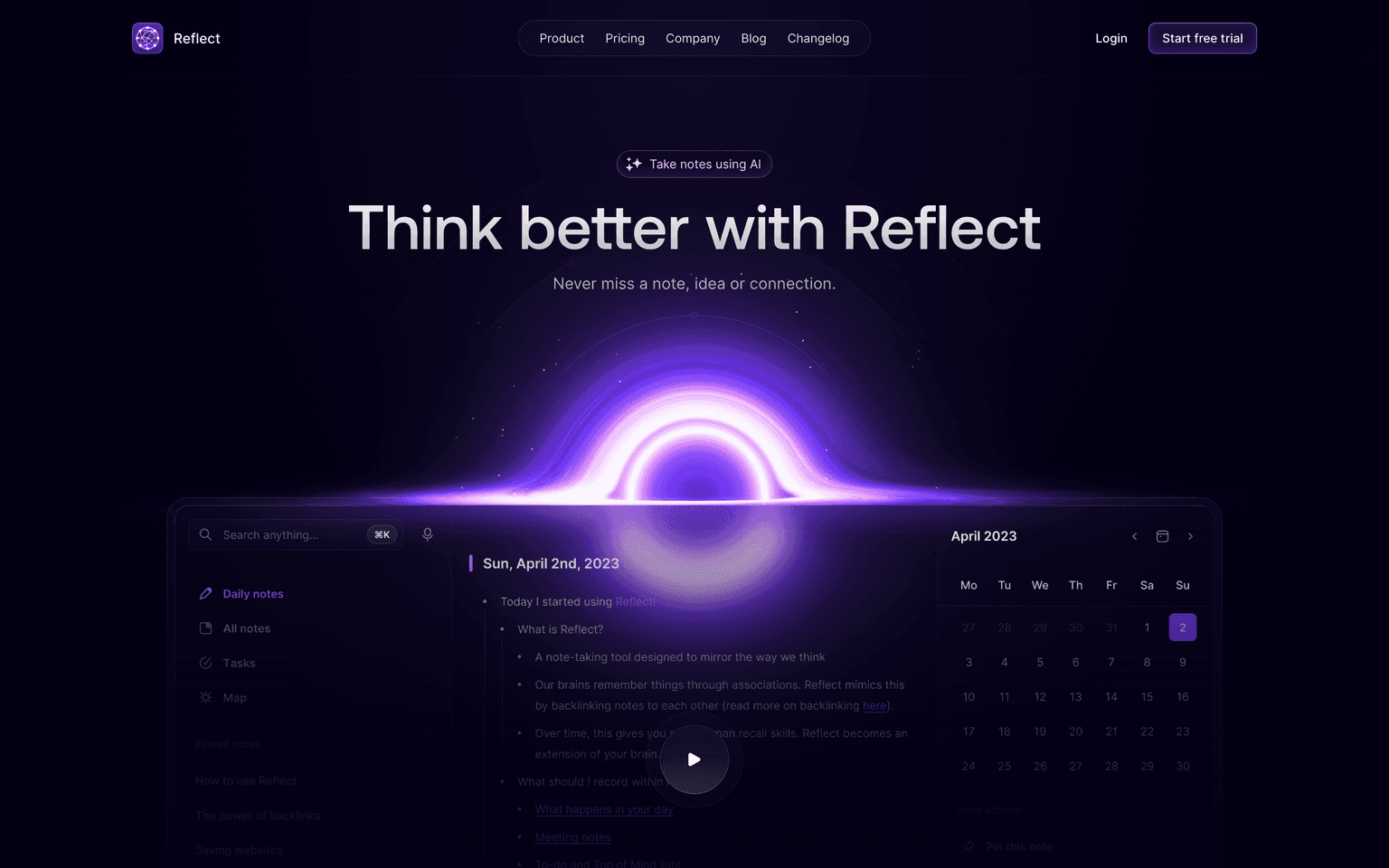 Reflect Screenshot