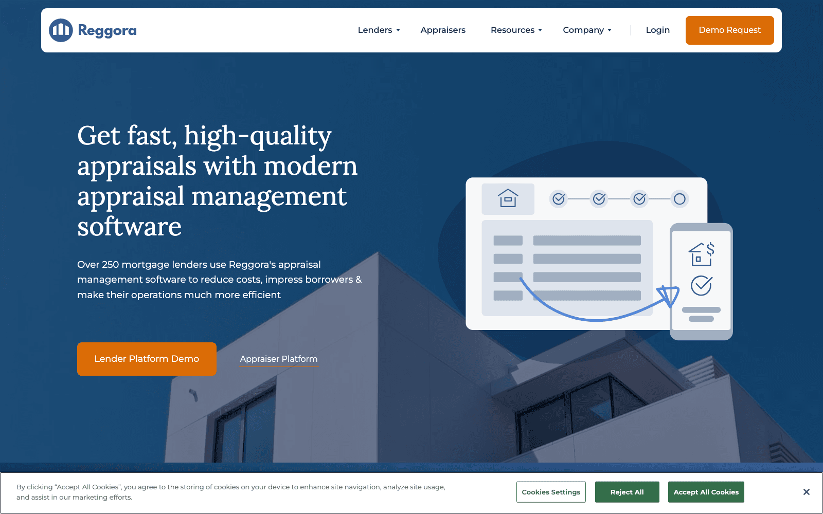 Reggora real estate tool screenshot
