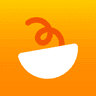Samsung Food logo, an orange rounded square with a white bowl mark for the AI meal planning app