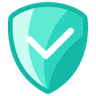 Secret Chat AI logo, a teal shield with a white checkmark for private chats