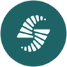 Smallest AI logo, a teal circular mark with a spiral of white blades