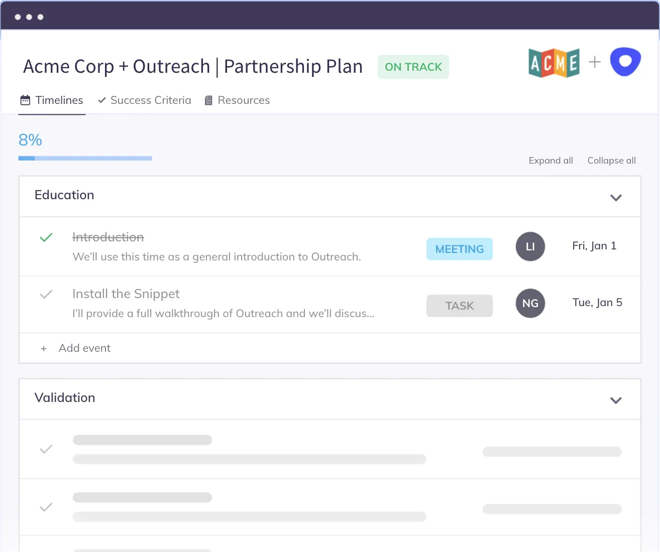 Outreach.io sales & revops tool screenshot 2