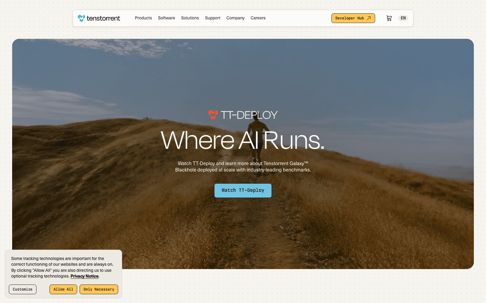 Tenstorrent ai infrastructure tool screenshot