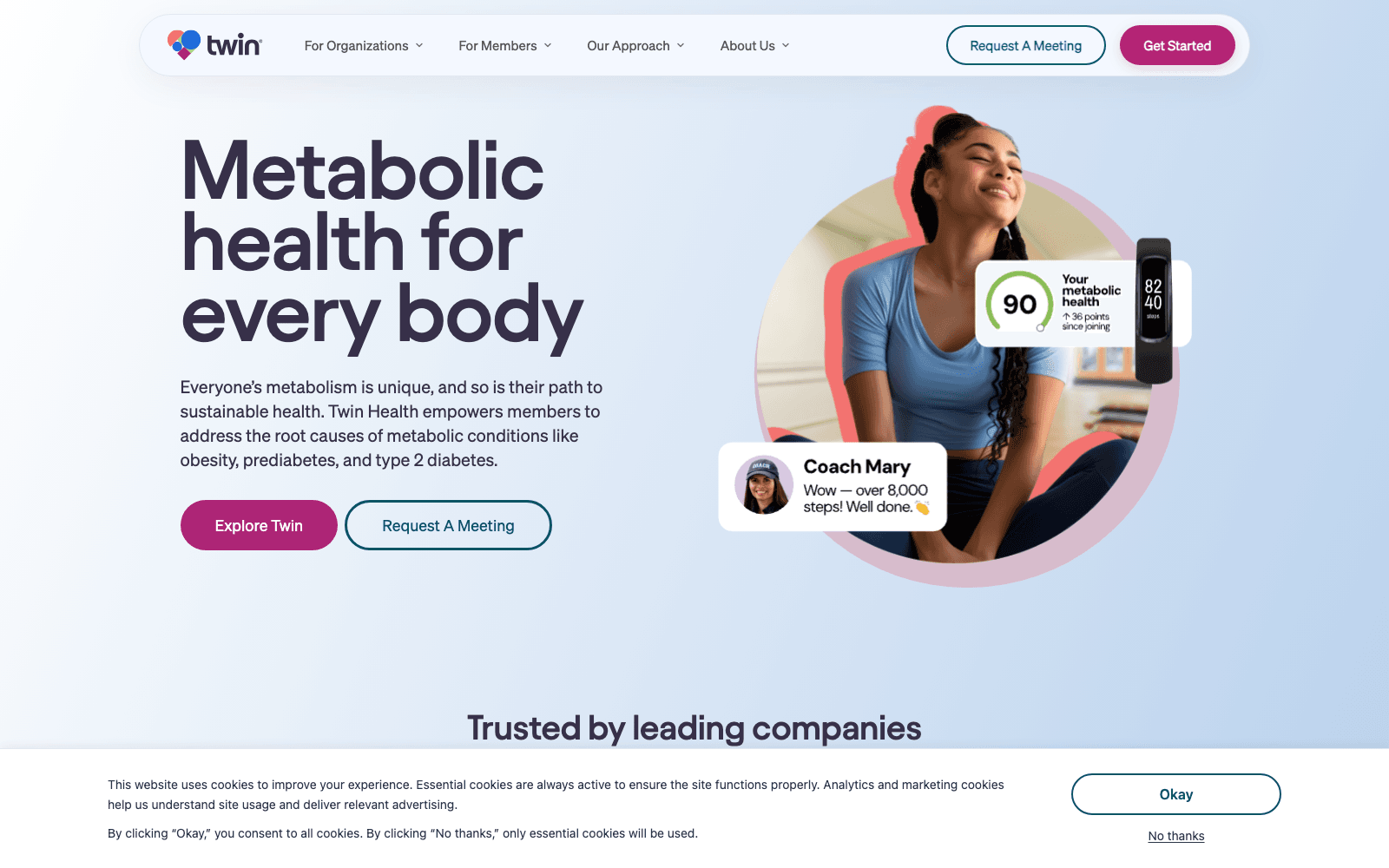 Twin Health healthcare tool screenshot