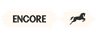 Encore AI logo, an ENCORE wordmark with a running horse mark for the revenue-focused AI agent platform