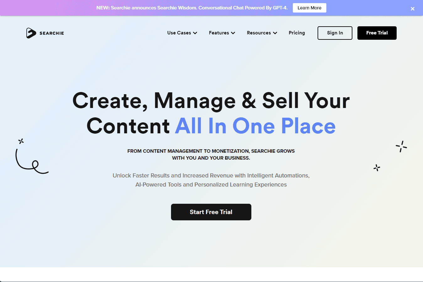 Searchie - Streamlining content creation and management