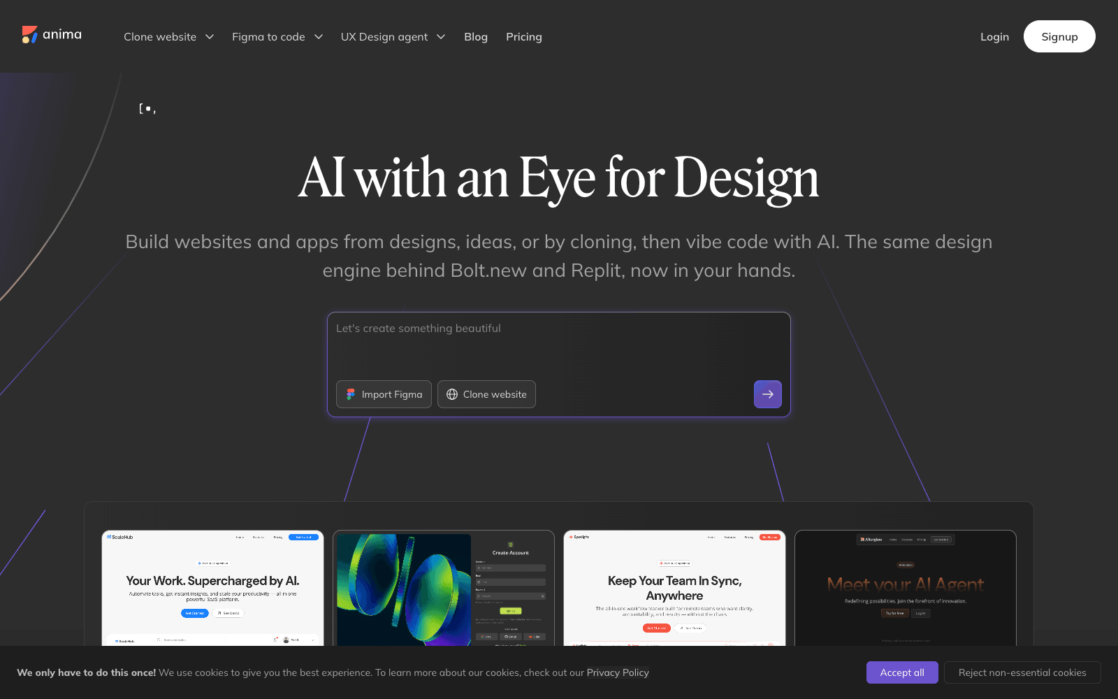Anima developer tools tool screenshot