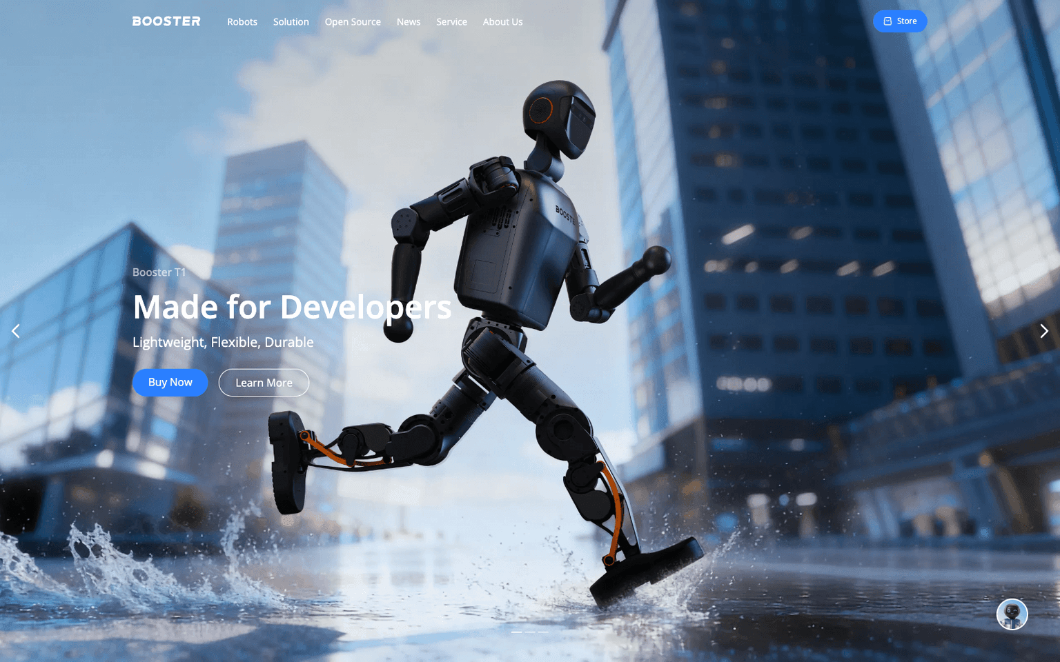 Booster Robotics ai/ml models tool screenshot