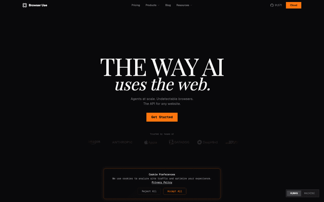 Browser Use: Open-Source AI Browser Agent Framework