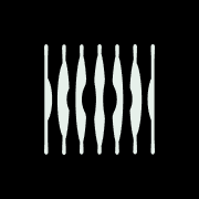 Odyssey world models AI lab brand logo mark on a dark background