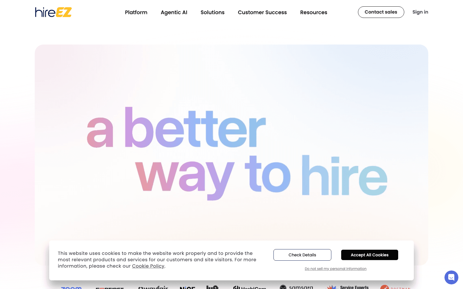 hireEZ hr & job search tool screenshot