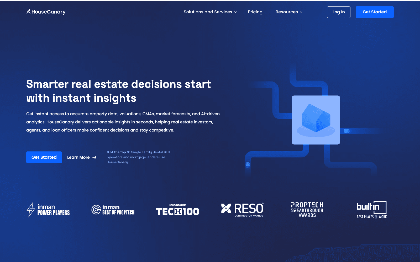 HouseCanary real estate tool screenshot