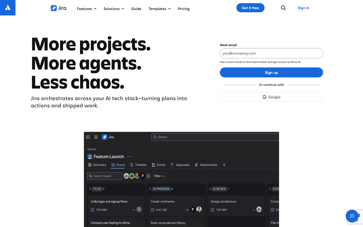 Jira productivity tool screenshot