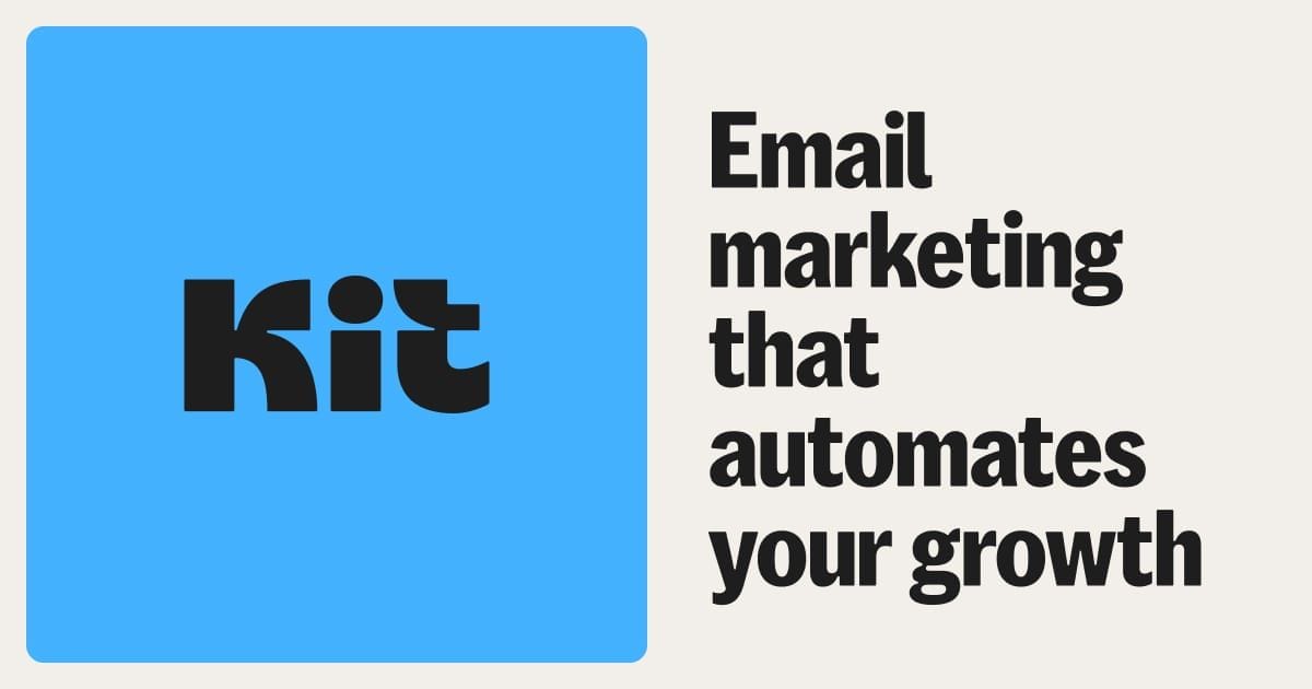 Kit email marketing platform official brand card artwork