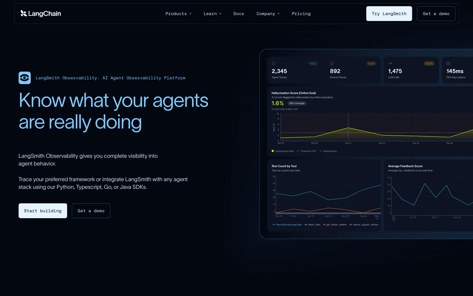 LangSmith Screenshot