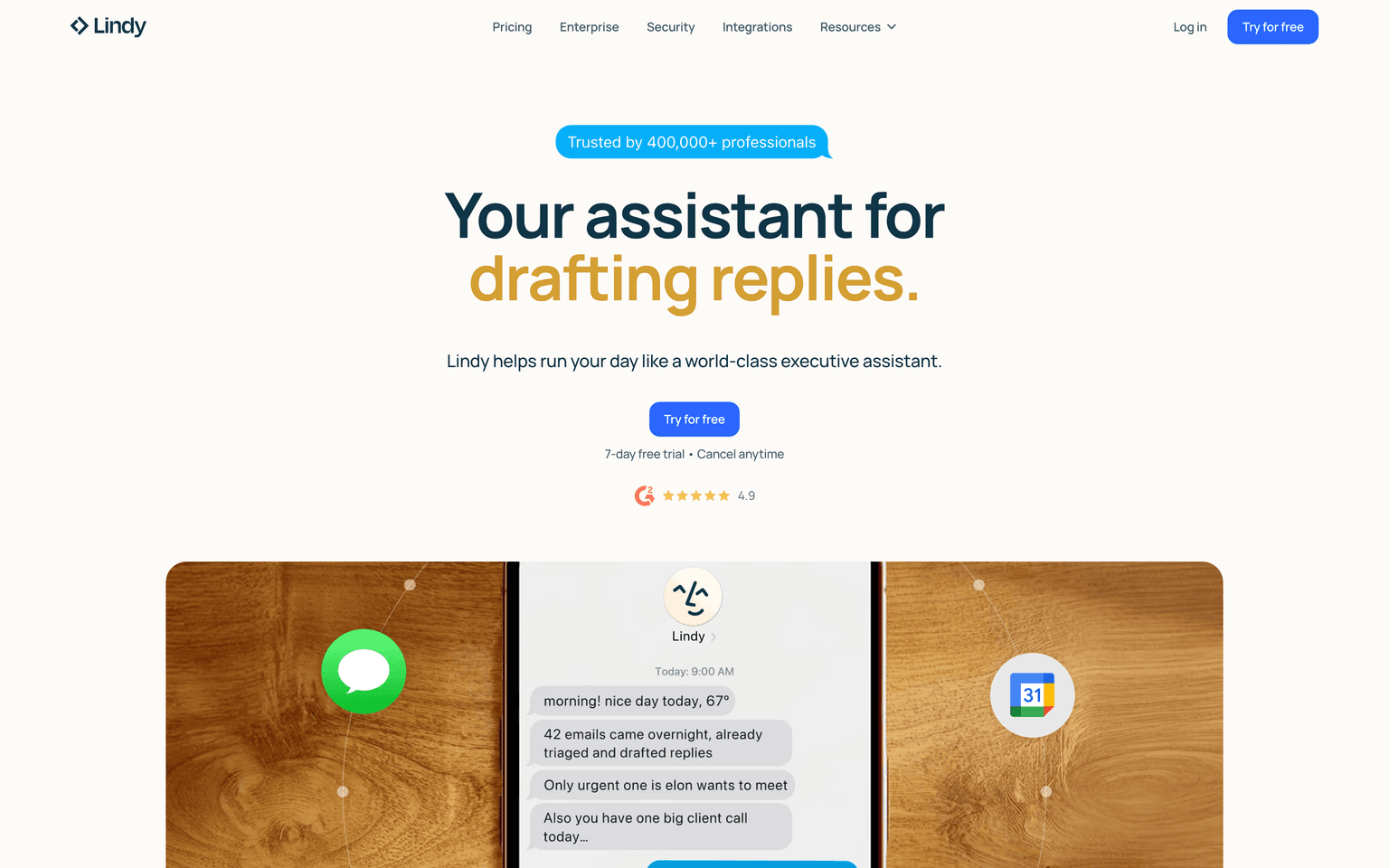 Lindy AI ai agents tool screenshot