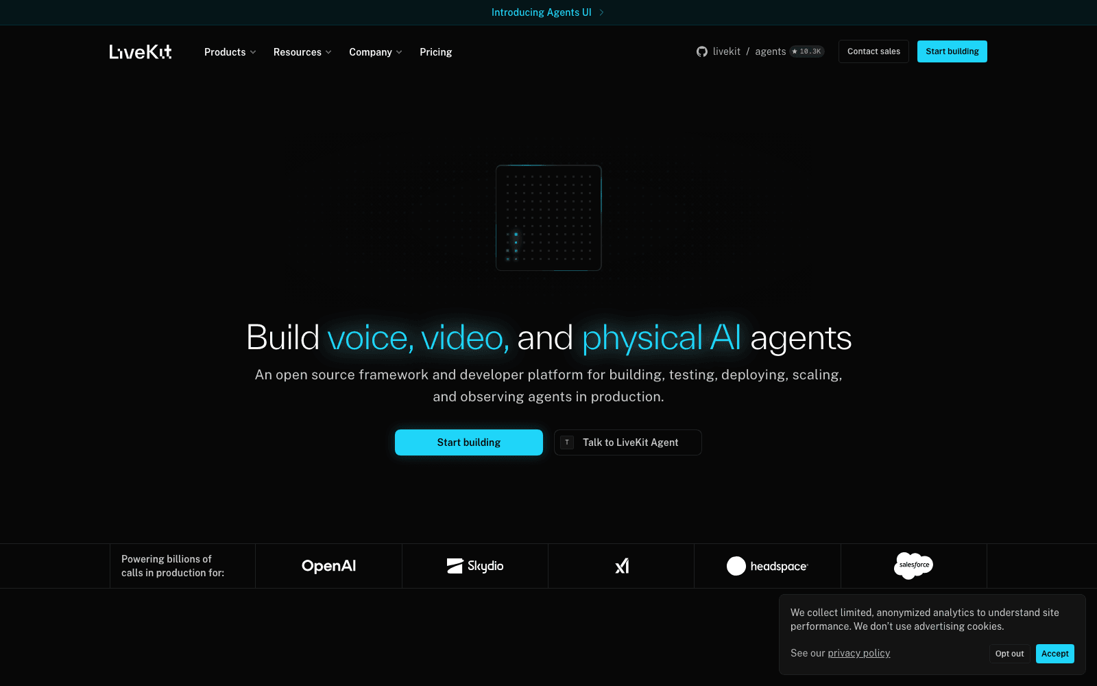 LiveKit developer tools tool screenshot
