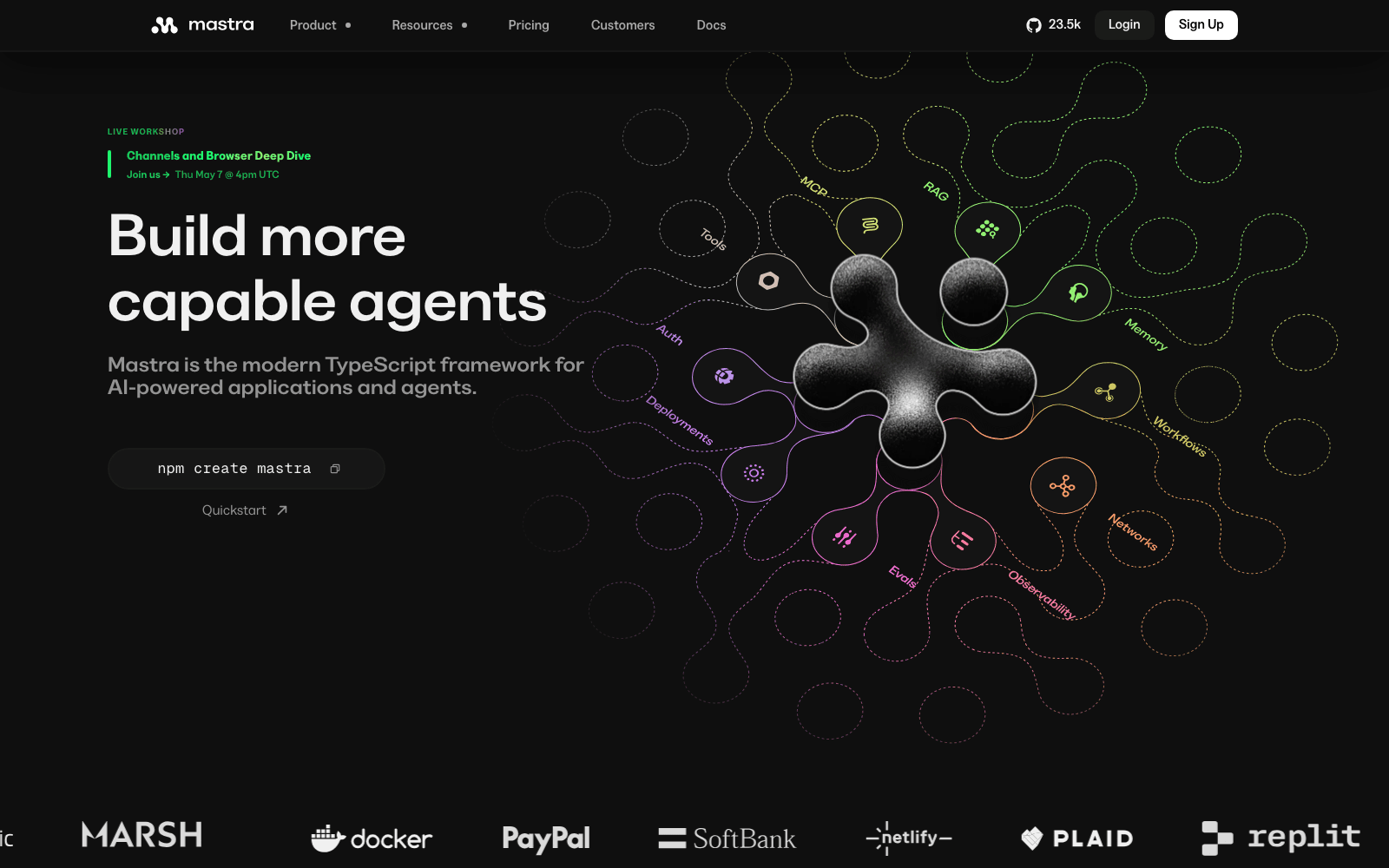 Mastra developer tools tool screenshot