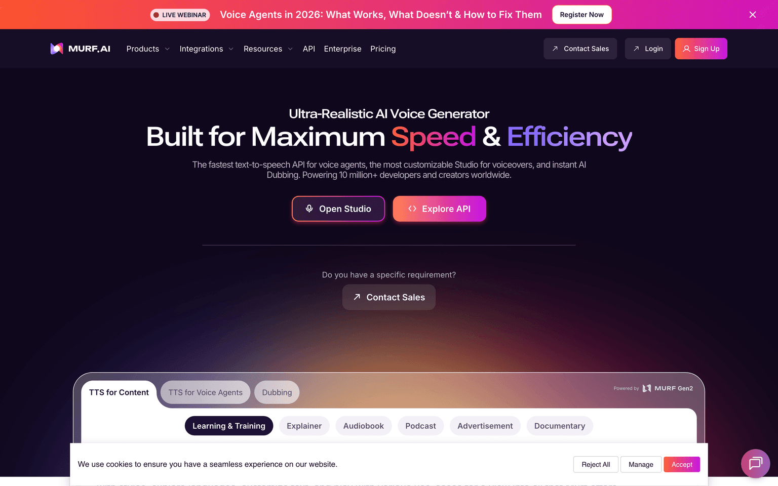 Murf AI Screenshot