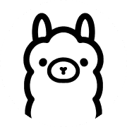 Ollama brand logo mark shown as a square app icon