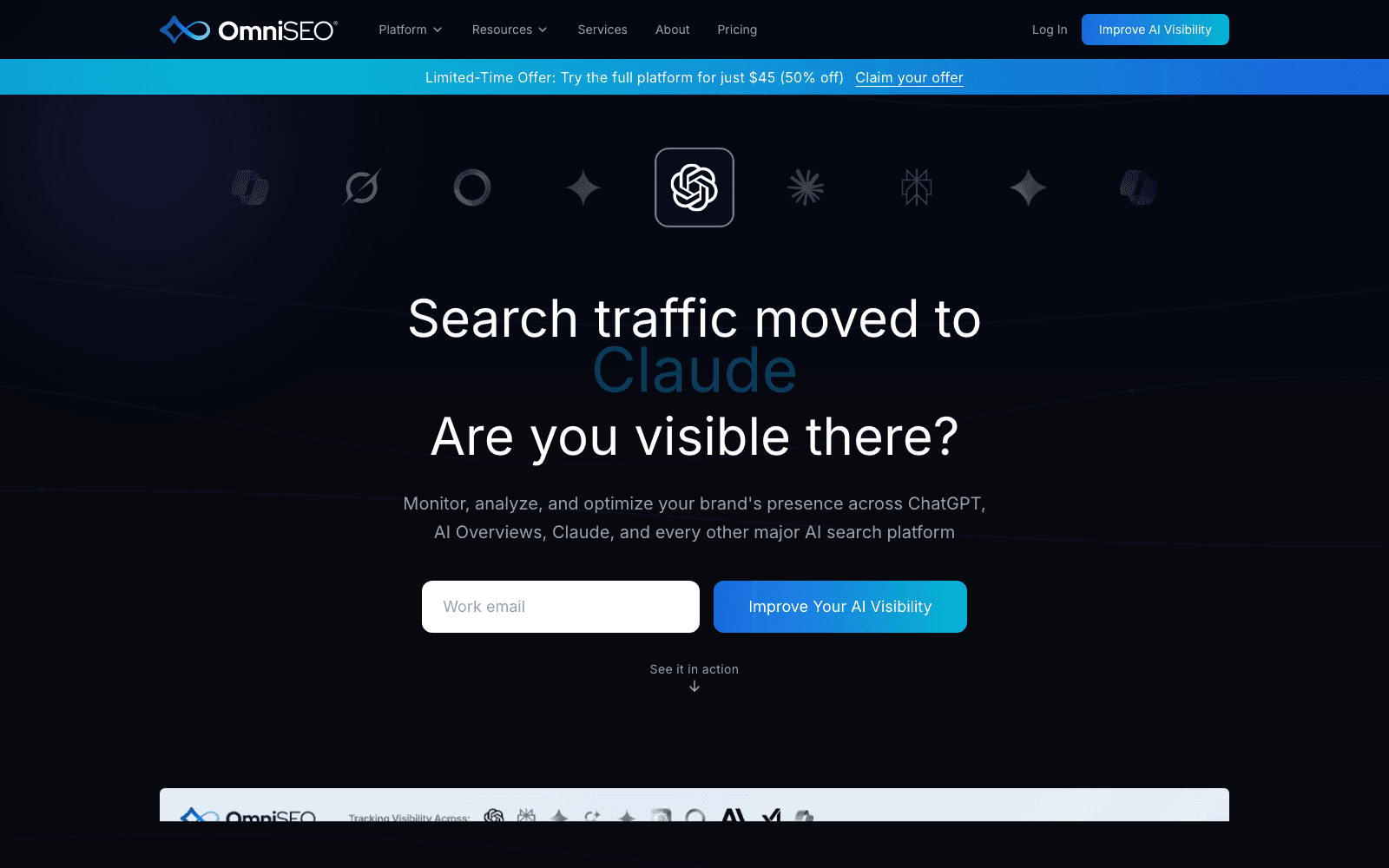 OmniSEO marketing & seo tool screenshot