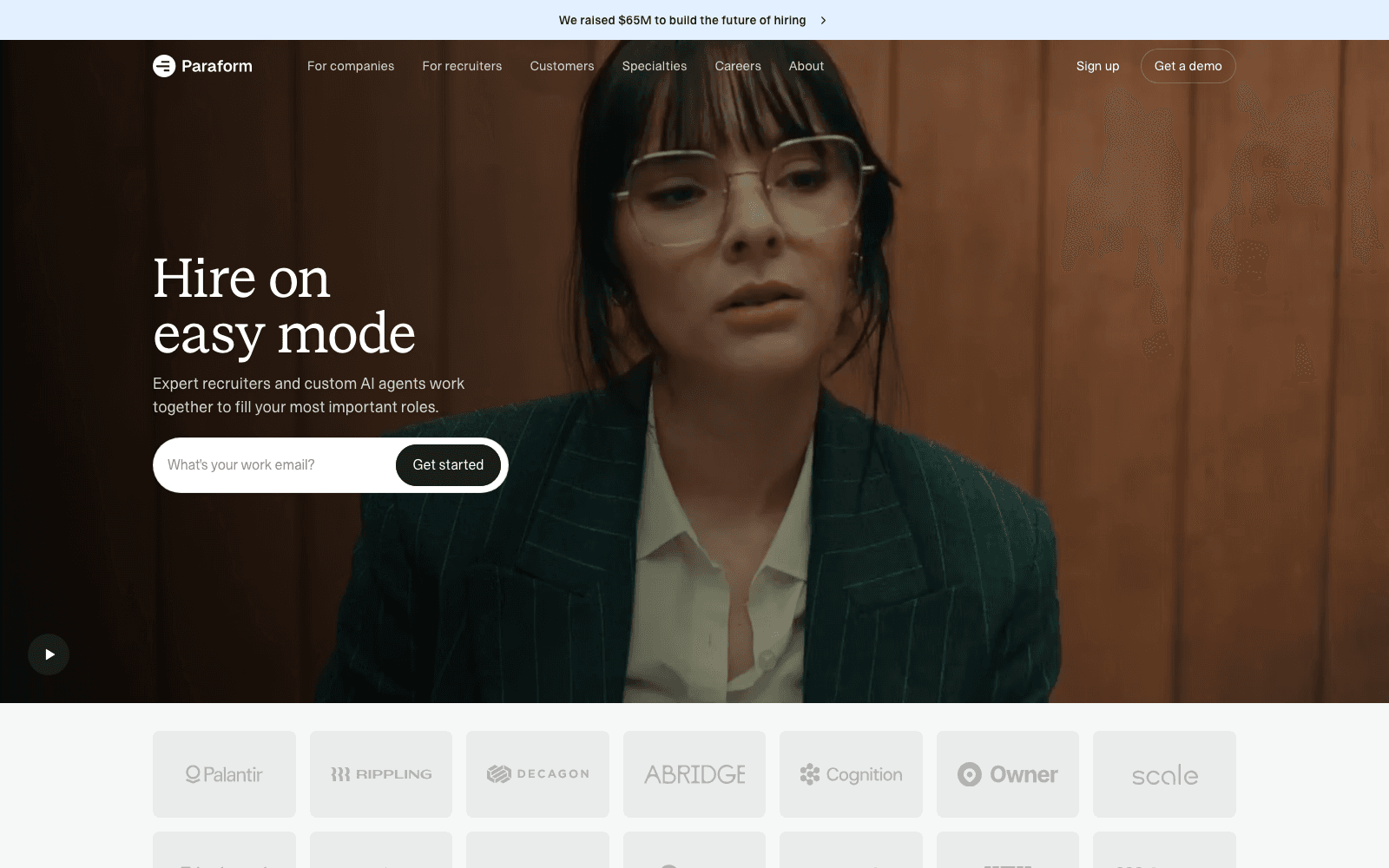 Paraform hr & job search tool screenshot